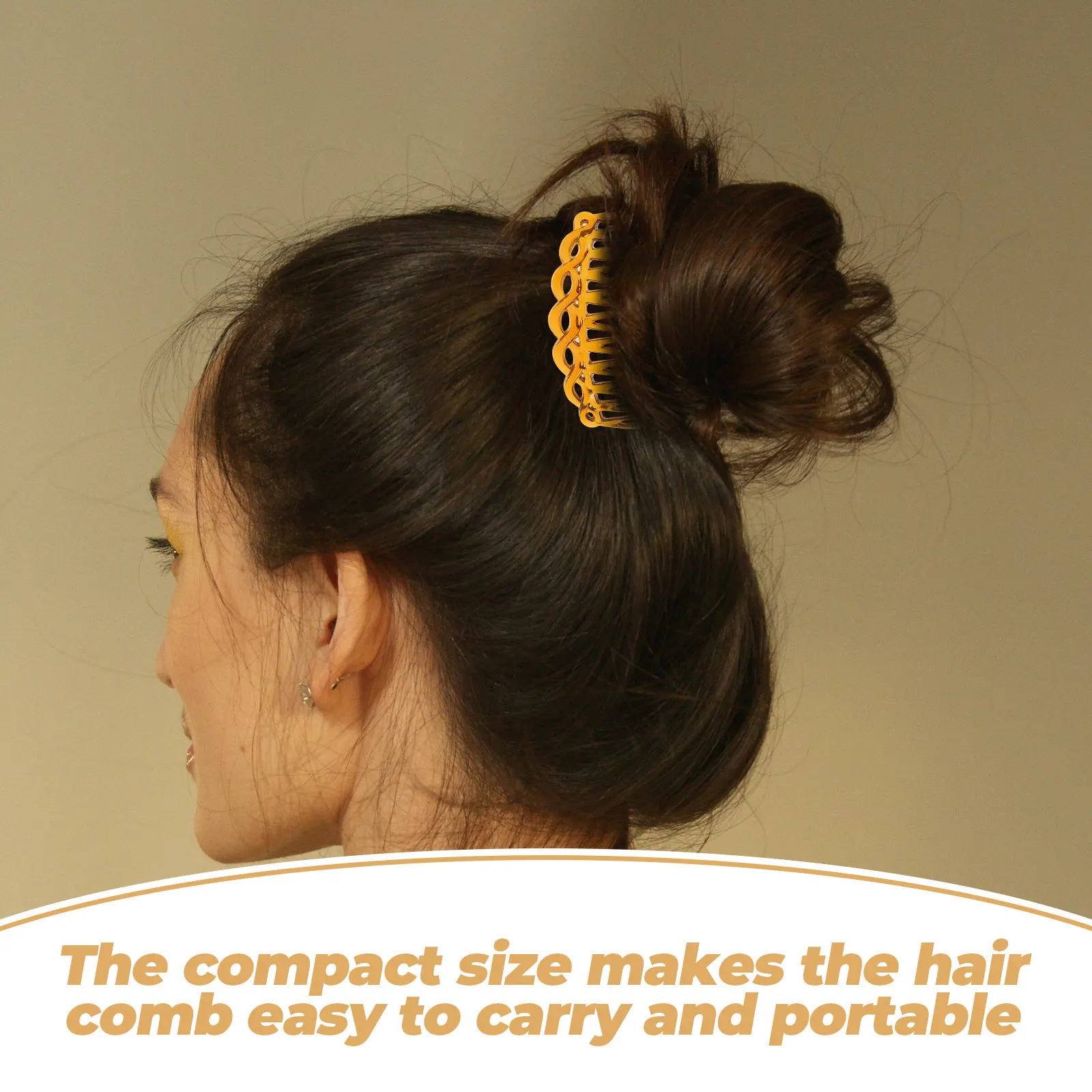 

Набор из 12 винтажных расчесок для волос, не повреждающих волосы, для женщин и девушек, модные аксессуары для укладки волос в дороге