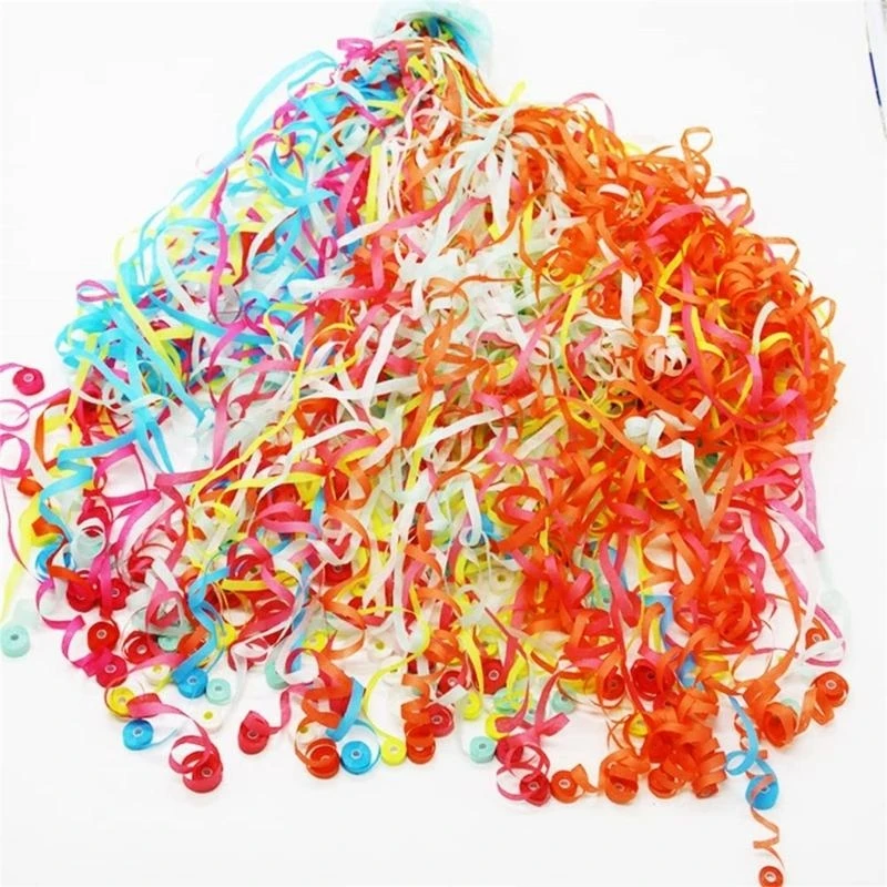 10PCS Hand Throw Streamers Colorful Confettis Popper Suitable for Birthday Party