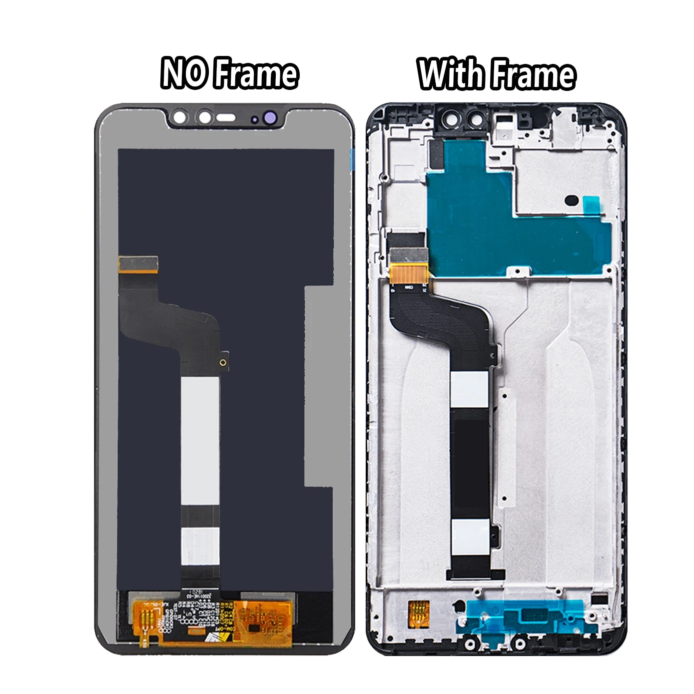 100% New for Xiaomi Redmi Note 6 Pro LCD Display with Frame Touch Screen Digitizer LCD For Redmi Note6 Pro Assembly Repair Parts