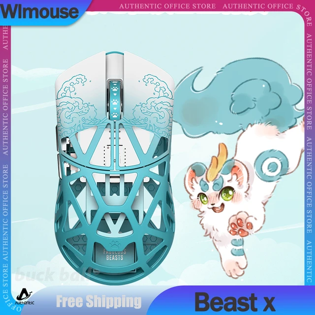 Wlmouse Beast X Fabulous Beasts Gamer Mouse Magnesium Alloy Mice 
