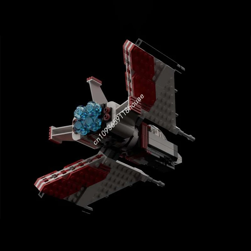286 pçs moc starfighter nan modelo blocos de construção ideia arquitetura tijolo modular montar brinquedos diy presentes natal