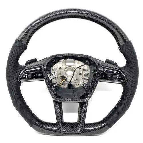 19-21 C8 A6/S6/RS6/A7/S7/RS7 Carbon Fiber Steering Wheel Modification for Car Genre