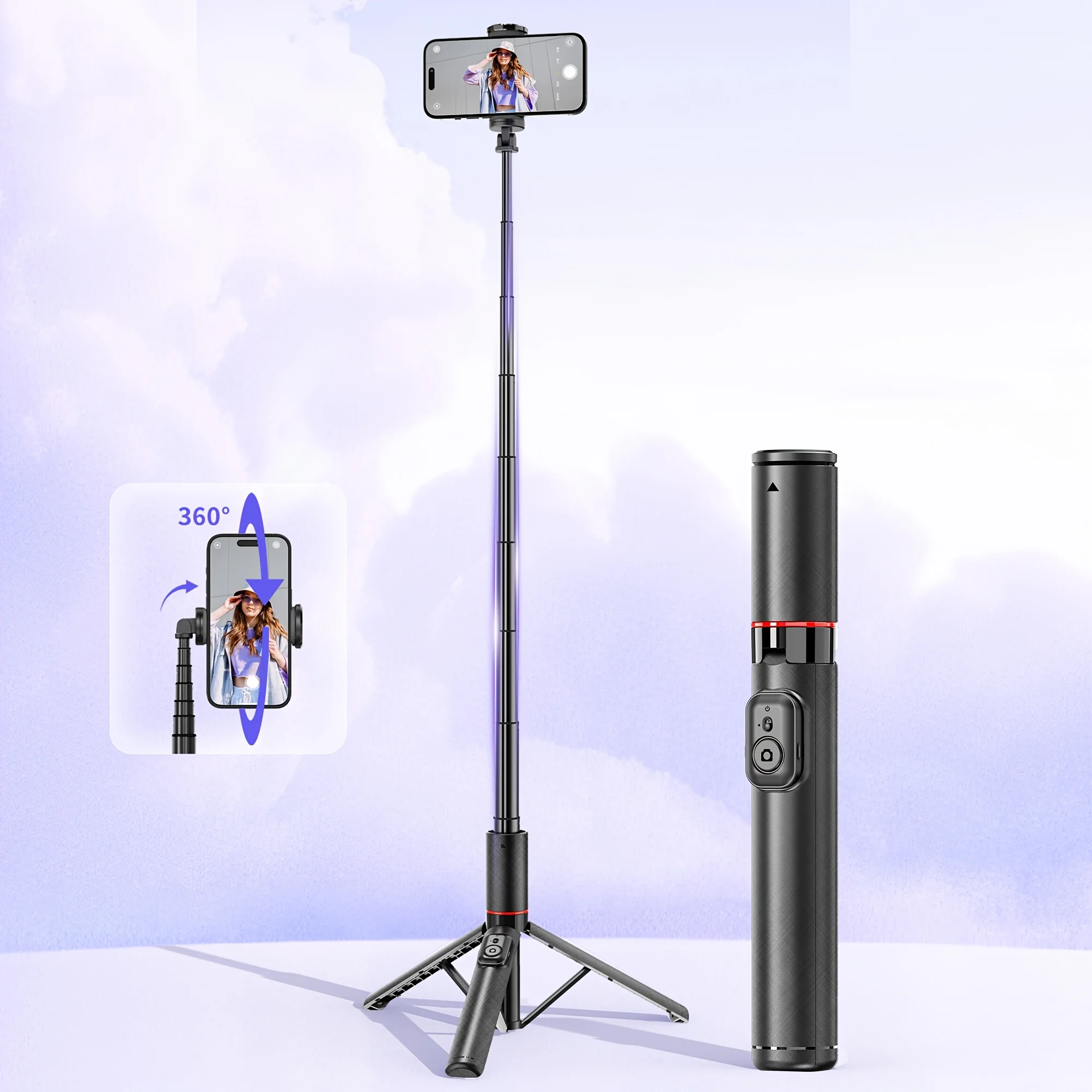 c21-自撮り棒三脚-アルミニウム合金-オールインワン格納式三脚-iphone-android-と互換性あり-ビデオ録画-撮影用