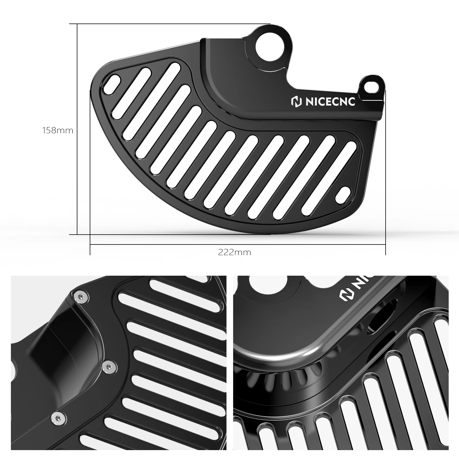 NICECNC For Stark Varg EX 80hp 2024 2025 2026 Electric Dirt Bike Front Rear Brake Disc Guard Protector For Stark Varg MX SM