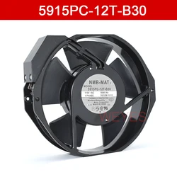 170*150*38MM Aluminum Frame Cooling 5915PC-20T-B30 200V 5915PC-12T-B30 AC115V 35/32W For NMB Insert Machine Tool Cooler Fan New