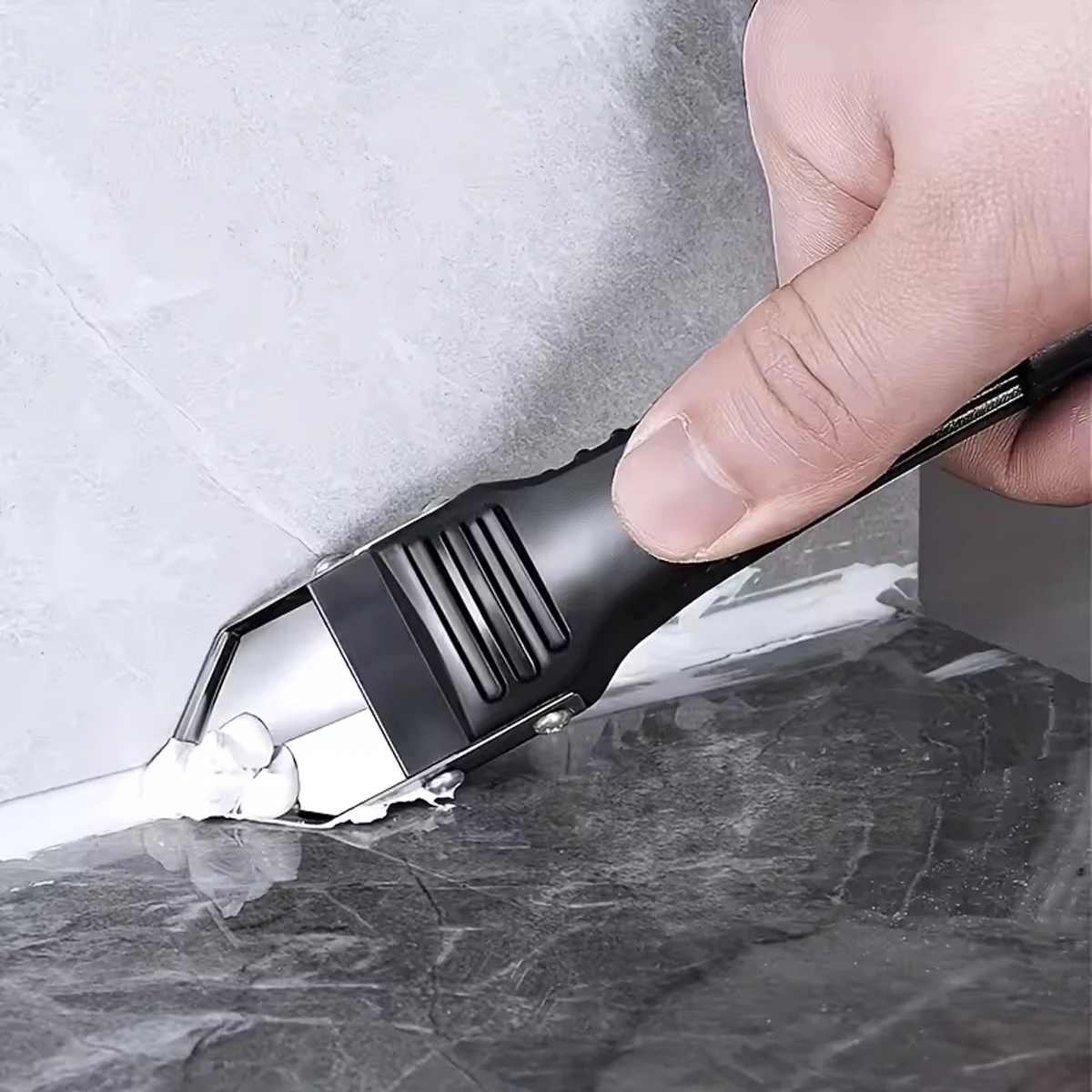 1 шт.-3-в-1 набор инструментов для силиконовой герметизации, инструмент для удаления герметика с головкой из нержавеющей стали и инструменты для отделки герметика, скребок для затирки