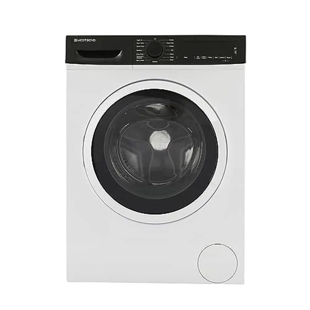 Compact Front Load Washer 2.2-Cu.Ft 15 Cycles 5 Temp Settings LED Display White Space-Saving Design