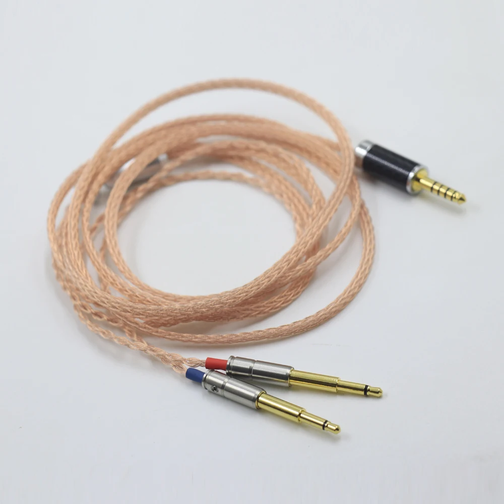 Cable de cobre puro de cristal único UPOCC de 16 núcleos para auriculares Meze 99 Classics NEO NOIR