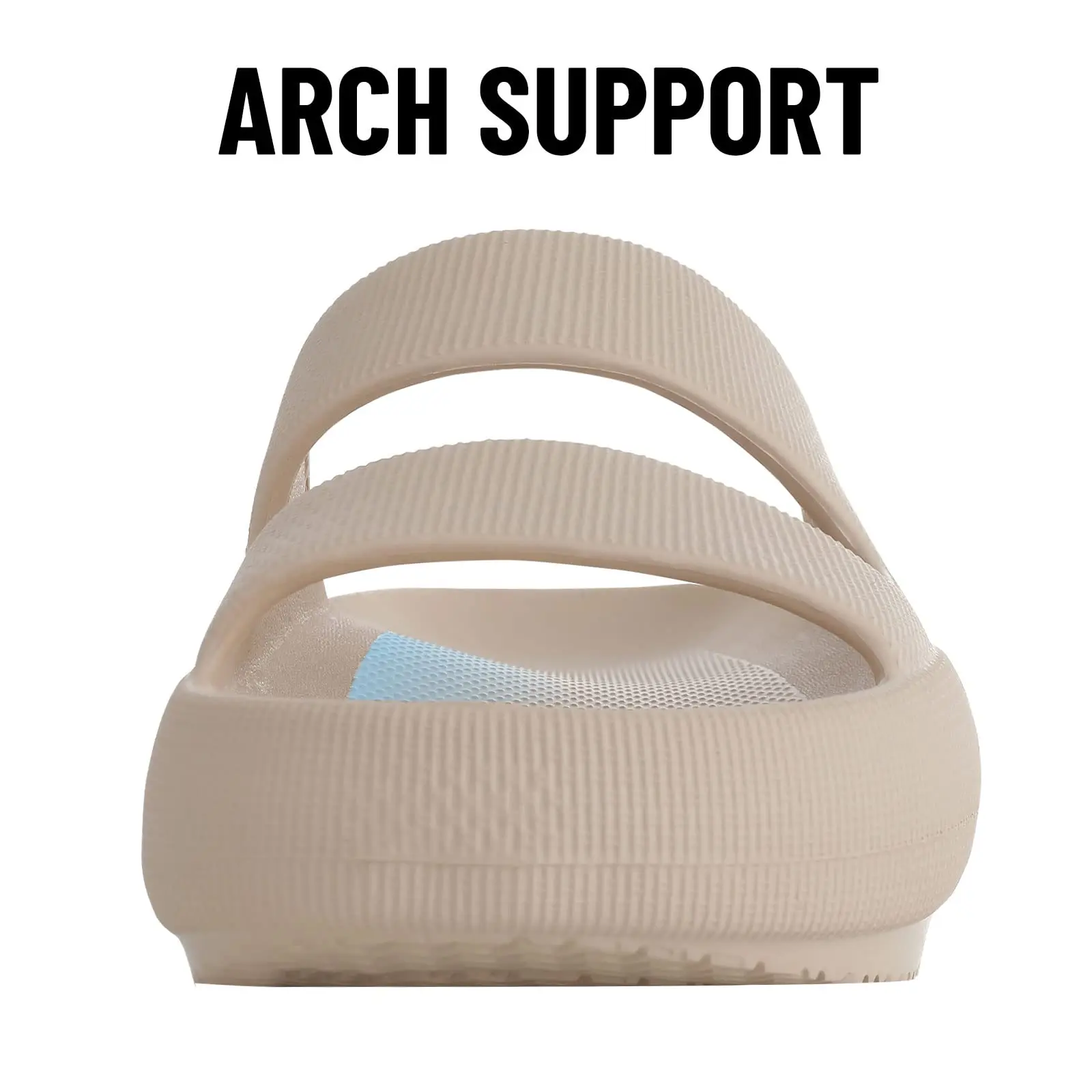 Pallene Soft Platform Slippers For Women Lightweight Beach Sandals Summer Thick Sole House Slides Arch Support Orthopedic Slides