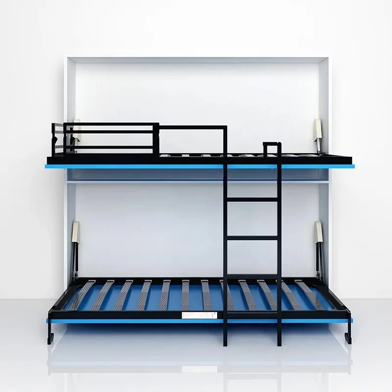 

Small Apartment Invisible Bed Hardware Accessories Wall Mother and Child Bunk Folding Children's Bed Directly From T