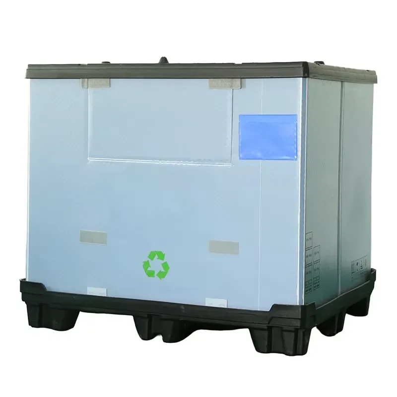 Polypropylene Foldable Foldable Storage Corrugated Plastic Container for Display Boxes
