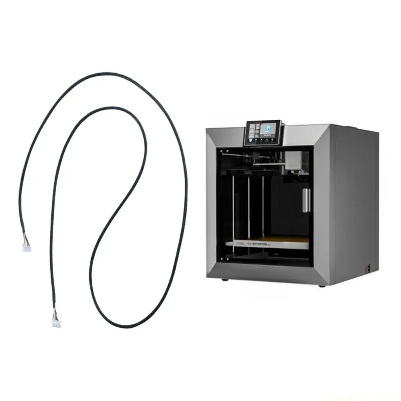 3D Printer Monitor Cable PVC Insulated Wiring 5P Terminal End Secure Shielded Wire Secure Connection for Plus 4 3D Printer