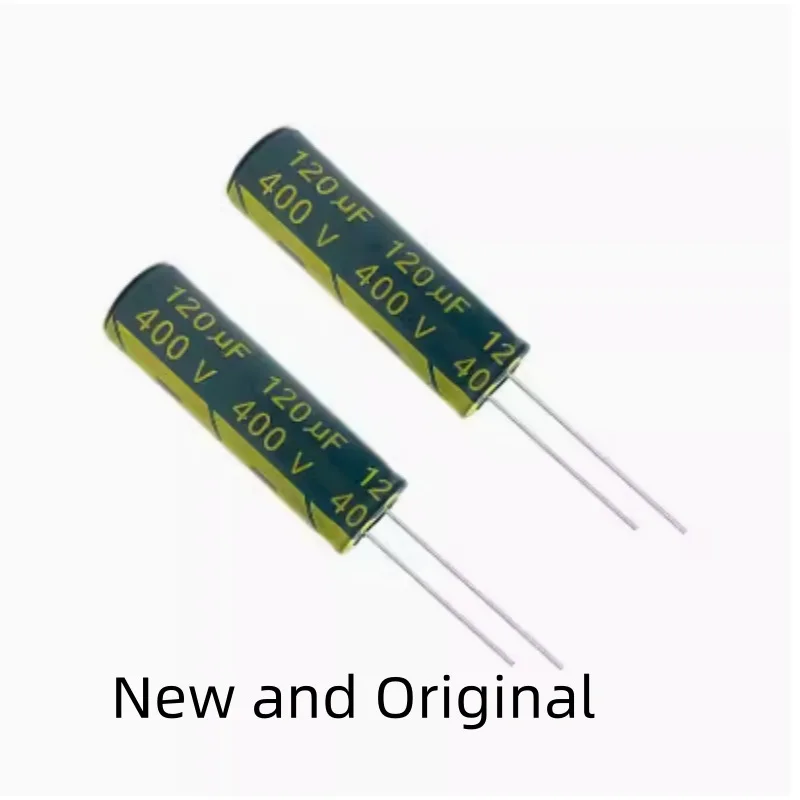 

400V120UF high-frequency low resistance high temperature resistance high-quality slender electrolytic capacitor 13X45