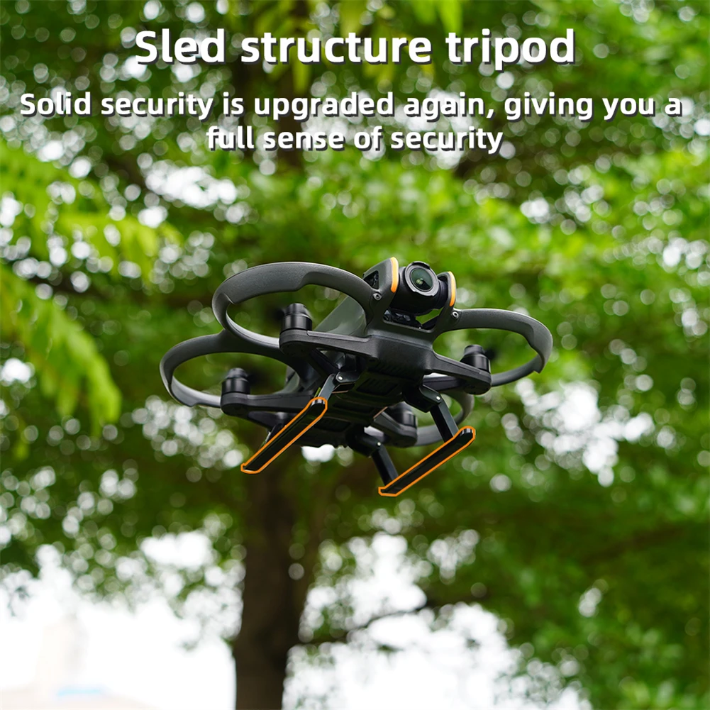 DJI AVATA 2 드론 랜딩 기어, 접이식 브래킷, 경량 드론 액세서리, 거치대 퀵릴리즈 익스텐션 다리