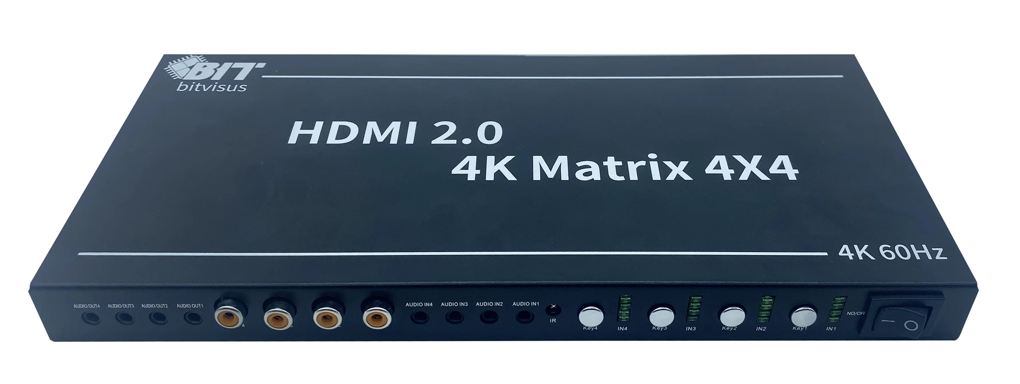 Professional Audio Video & Lighting Controller DVI/TCP/IP to HDMI 4X4 Quick Media Switching Video Wall Matrix