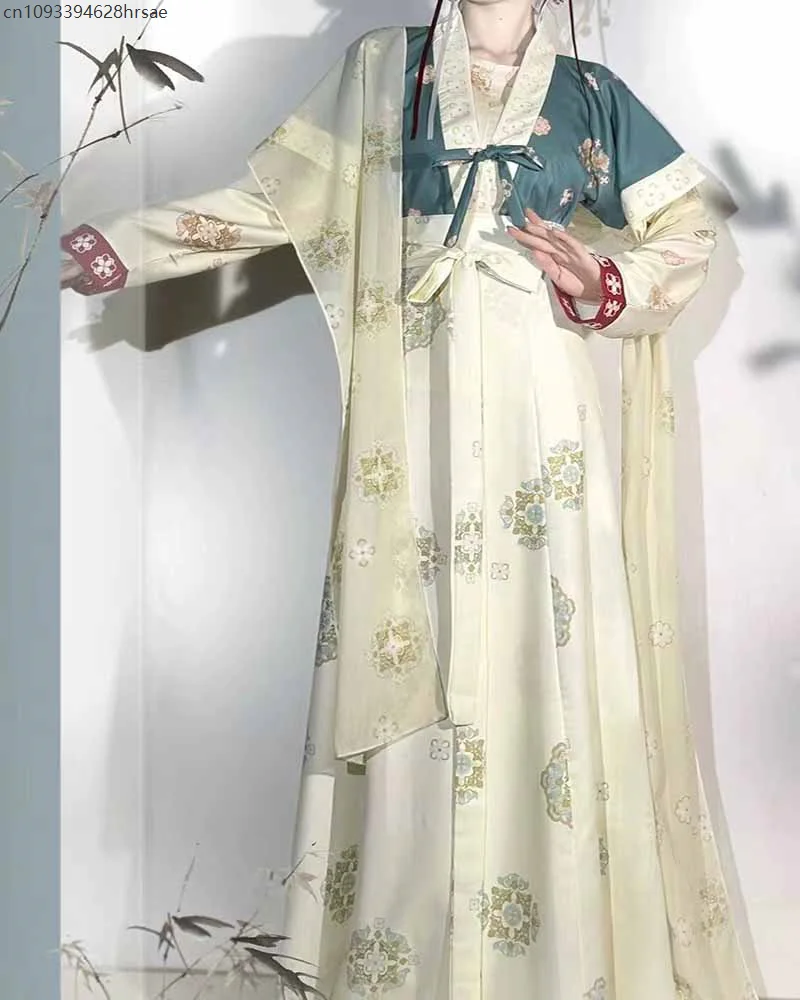 Chinese Hanfu Dress Women Carnival Cosplay Costume Party Outfit Ancient Traditional Vintage Tang Dynasty Hanfu Dress