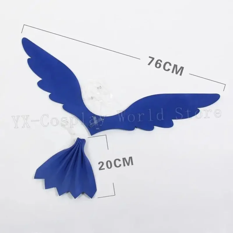 CyTokyo Mew Mew Cosplay Prop Aizawa Minto Wings and Tail Halloween Party Christmas Gift Unisex Carnival Props 76CM Cosplay Prop