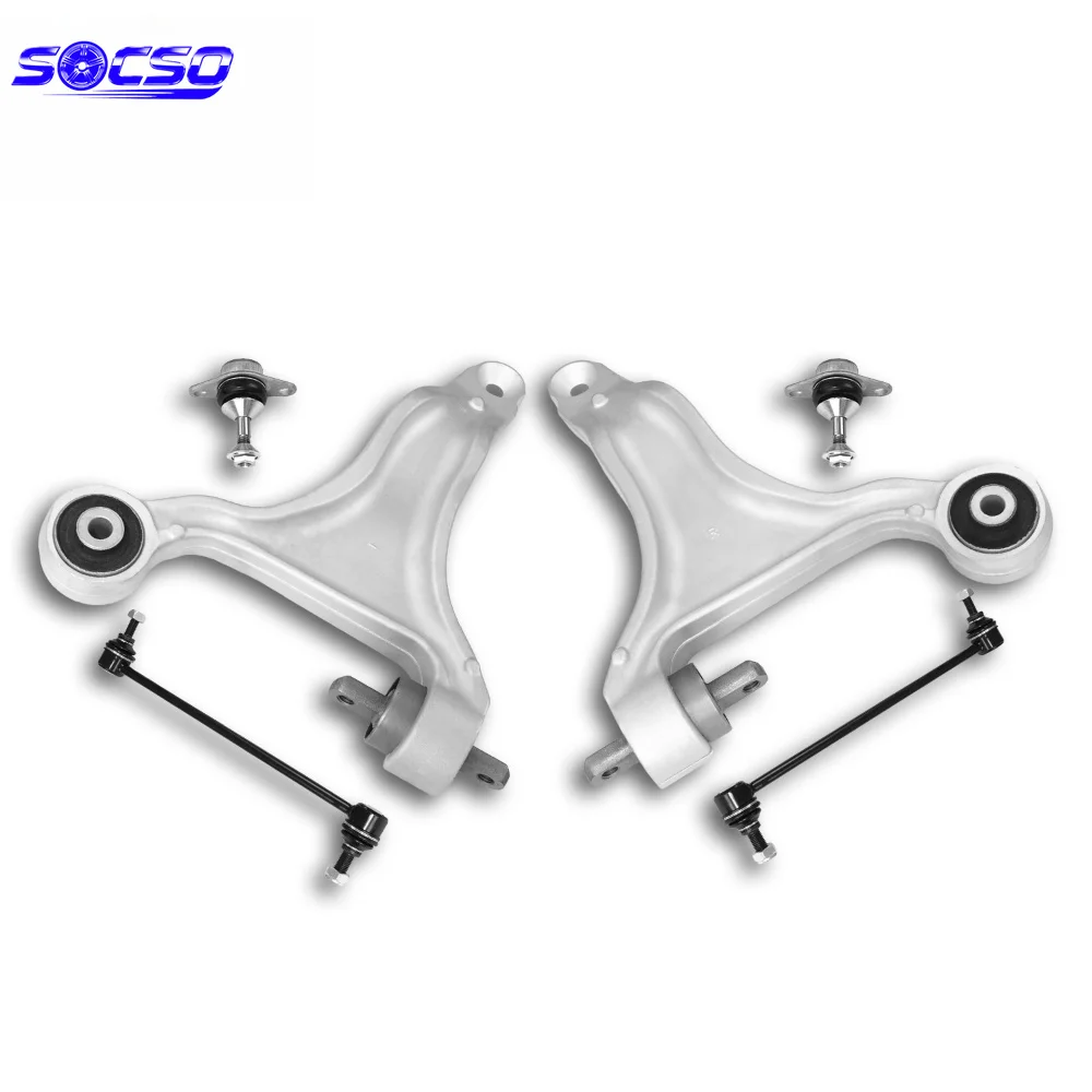 

6PCS Front Lower Control Arm Ball Joint Kit for Volvo V70 AWD 312126920 30635231 30635232 8623959 8623960 8646373