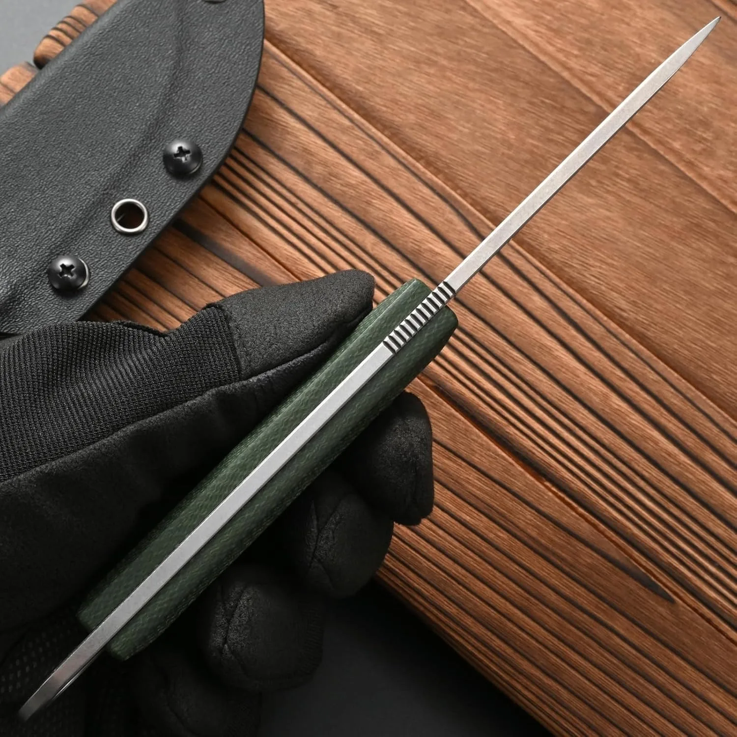 FF103 Feststehendes Messer AUS-10 Stahlklinge Micarita Griff Full Tang Gerades Messer für Outdoor Camping Jagd Angeln Arbeiten