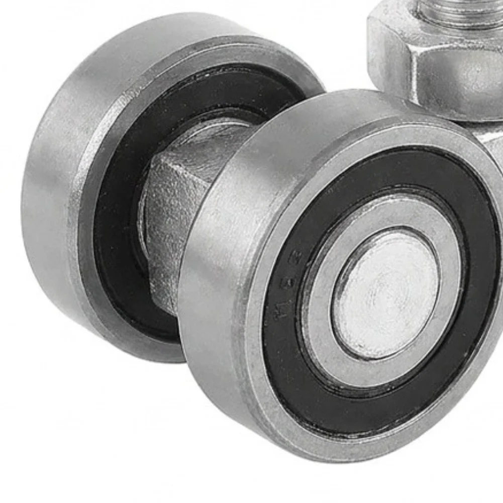 Galvanized Steel Trolley Assembly Rollers with 200kg Load Capacity for Sliding Door Systems and Workshop Equipment
