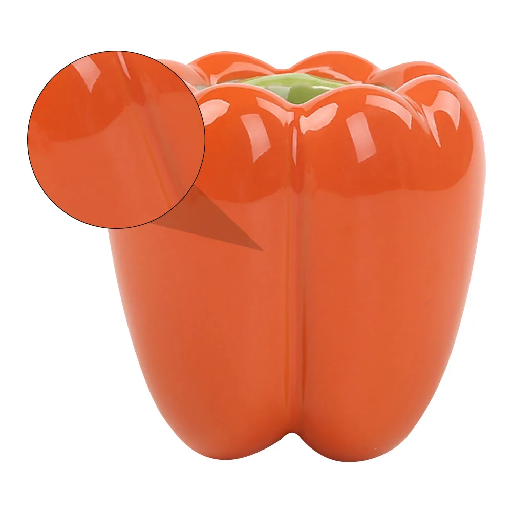 

1Pcs Pottery Vase Decoration Storage Pot with Bright Glaze Finish Farmhouse Style Flower Container for Indoor Plants Succulent