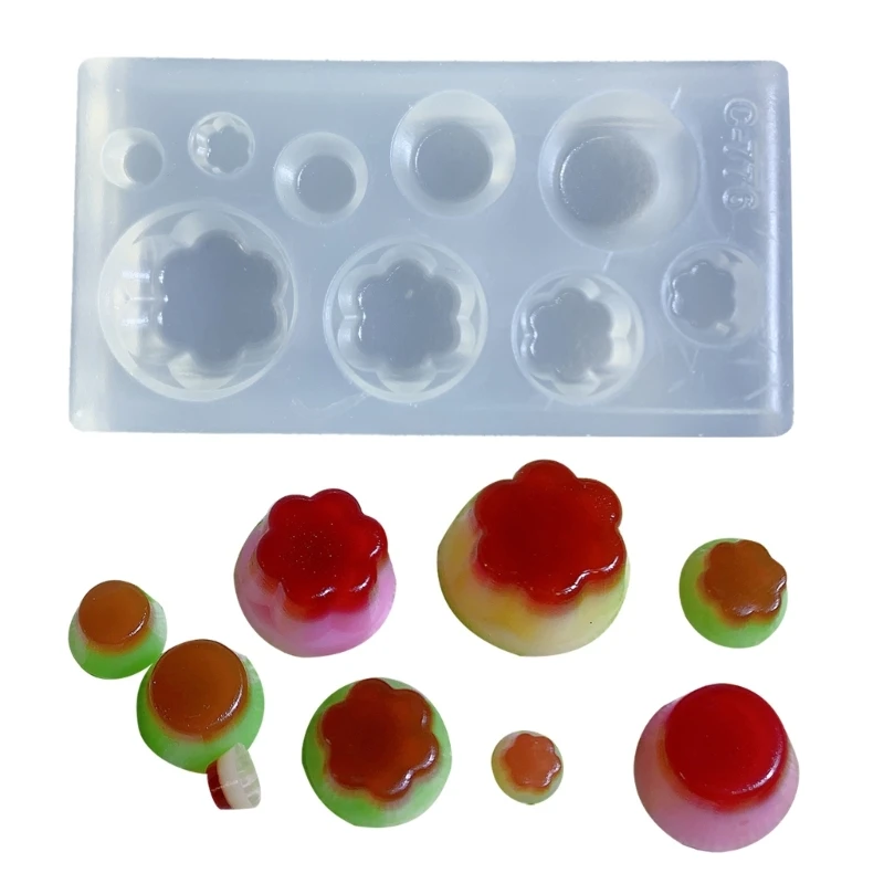 

R3MC Silicone Mold Cute Shape Pendants Epoxy Resin Molds for DIY Epoxy Resin Crafting Mould Jewelry Making Crafts