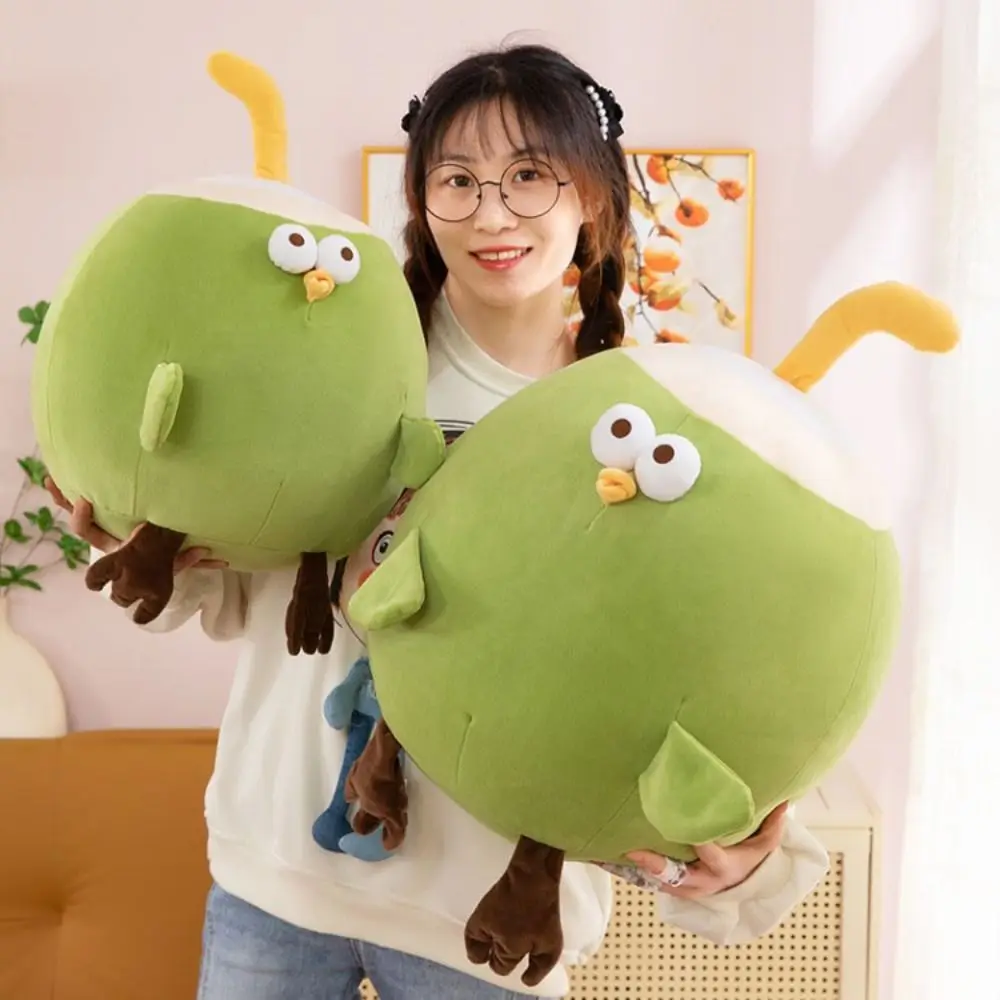

PP Cotton Coconut Chicken Plush Toy Fluffy Comfortable Chick Doll Throw Pillow Cartoon 30cm Chicken Stuffed Doll