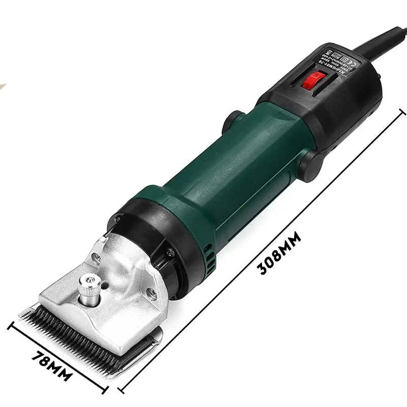 Cortadora pelo caballo eléctrica, alta resistencia, 690W y 6 velocidades ajustables, tijeras equinas