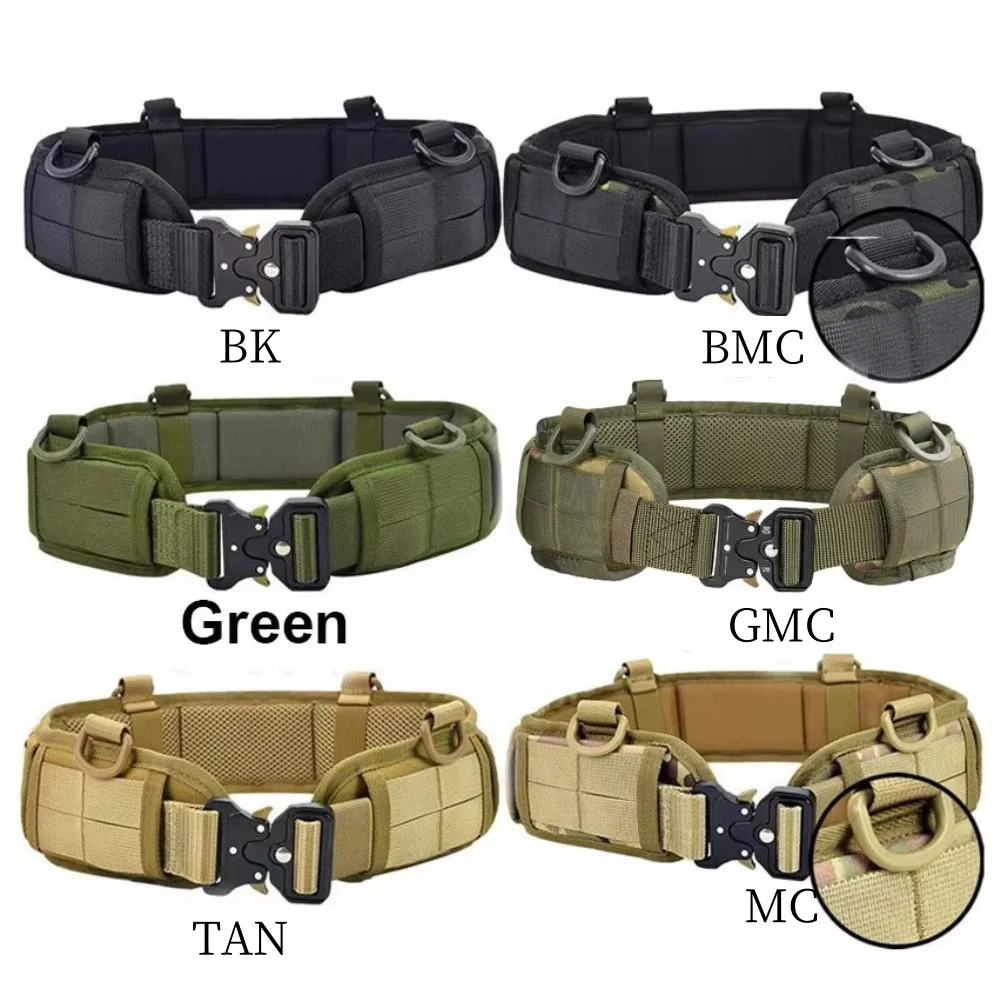 Outdoor tactical Molle belt multifunctional quick release waist seal thickened multifunctional practical belt