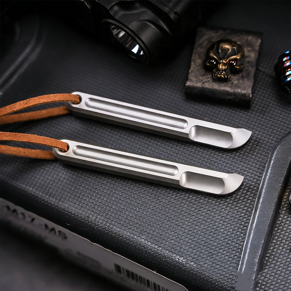 Cuchillo táctico EDC de titanio para supervivencia en aire libre - imagen 5