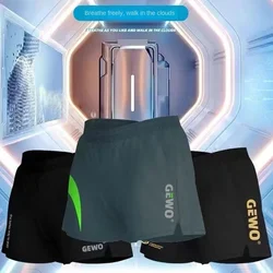 GEWO Breathable Sweat Absorbing Quick Drying Men's and Women's Table Tennis Shorts