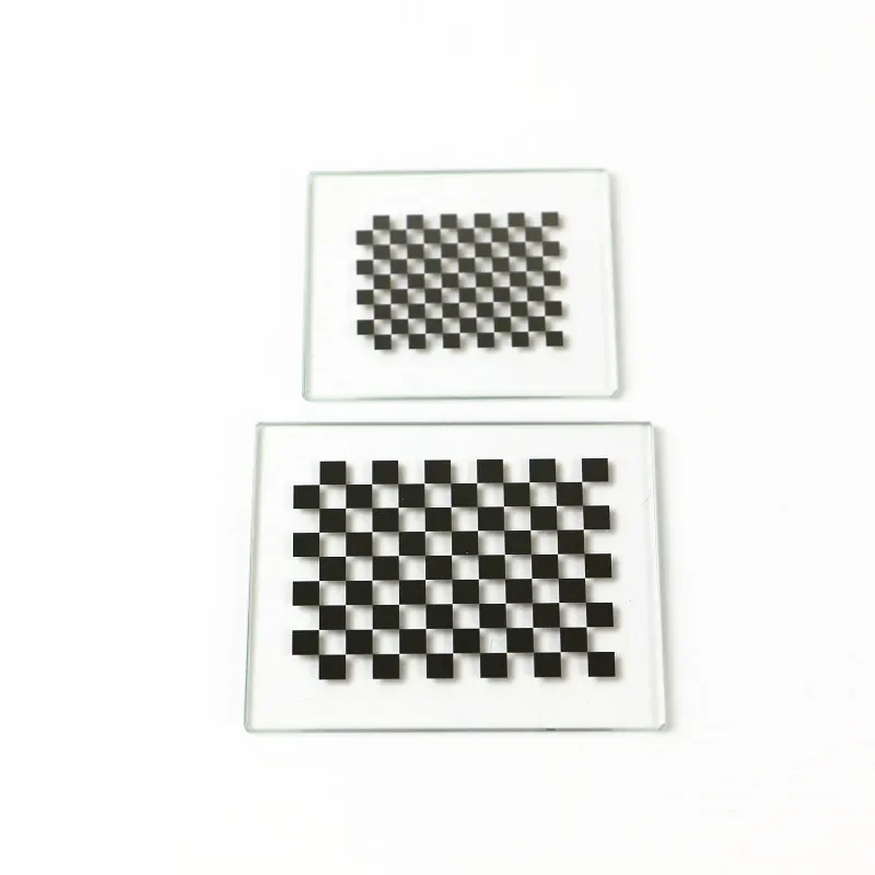 Customized Opencv Diffuse Reflective Ceramic Checkerboard Grid Calibration Plate Stock Promotion Grid 0.25/0.5/1/2MM