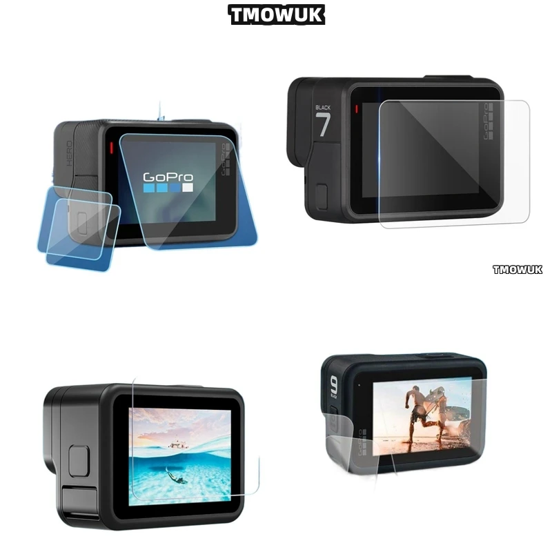 

For GoPro Hero12 11 10 9 Privacy Pro Plus - 9H Tempered Glass Anti-Scratch Full Coverage Front/Back With Anti-Glare & Anti-Micro