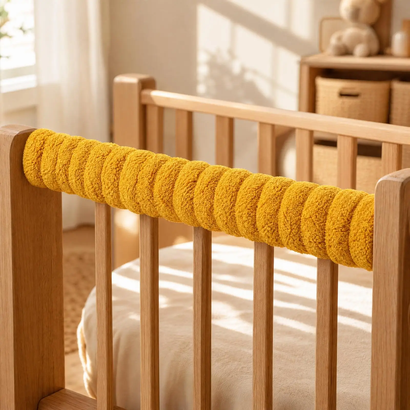Jumbo Soft Yarn Wrap for Bed Rail Protection Fuzzy Thick Knitting Wool for DIY Dorm Decor Craft Projects