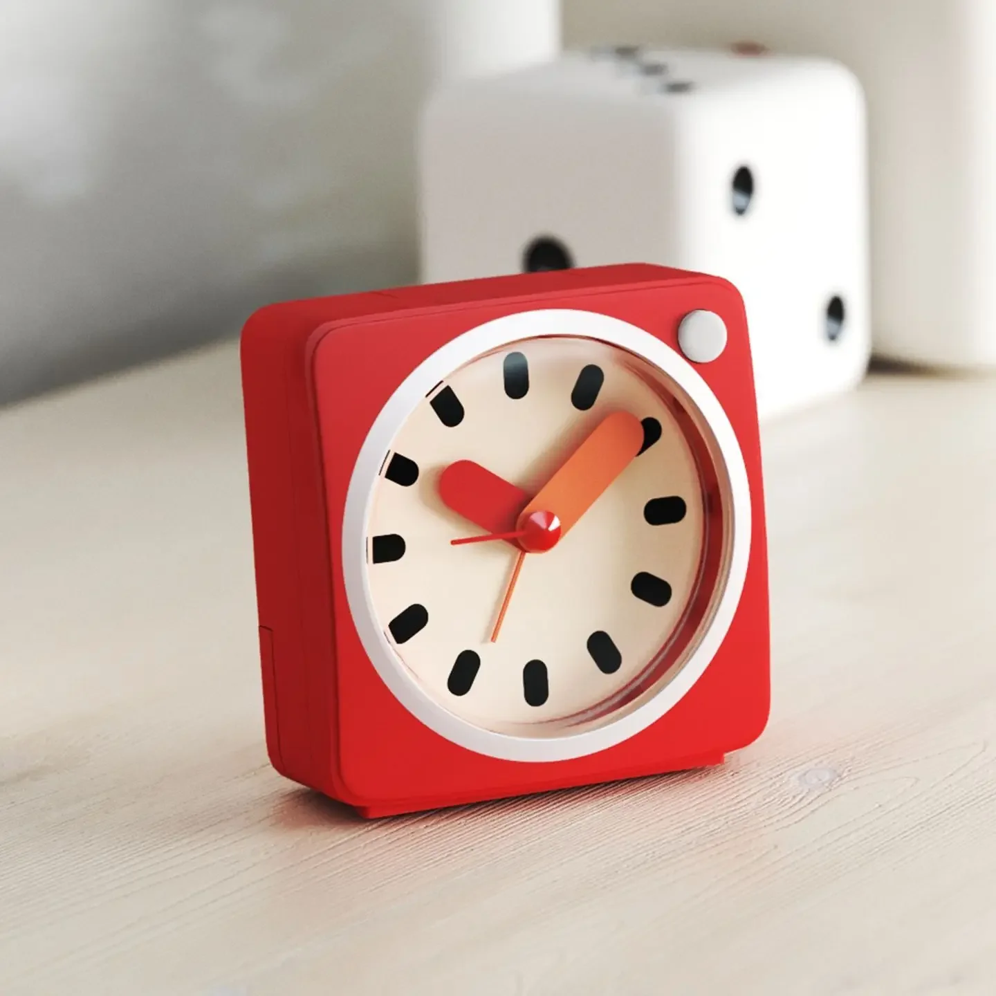Small Travel Alarm Clock with Light Student Learning Self-discipline Get Up Artifact Bedroom Desk Alarm Clocks Watch