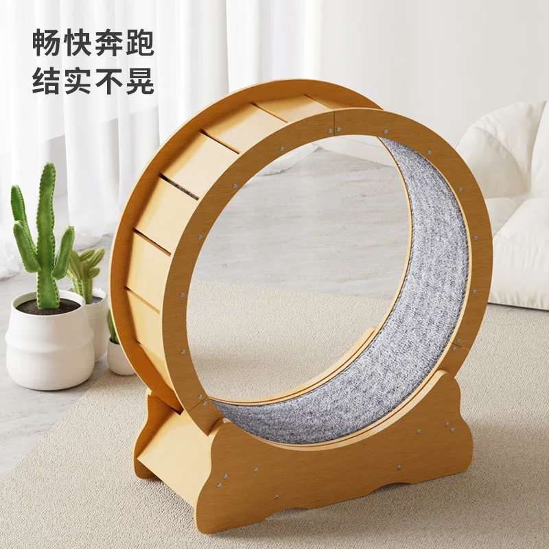 Il giocattolo fitness sportivo con rullo silenzioso in fibra di tapis roulant per gatti non pizzico i piedi, telaio per arrampicata su gatti per passeggiate sportive