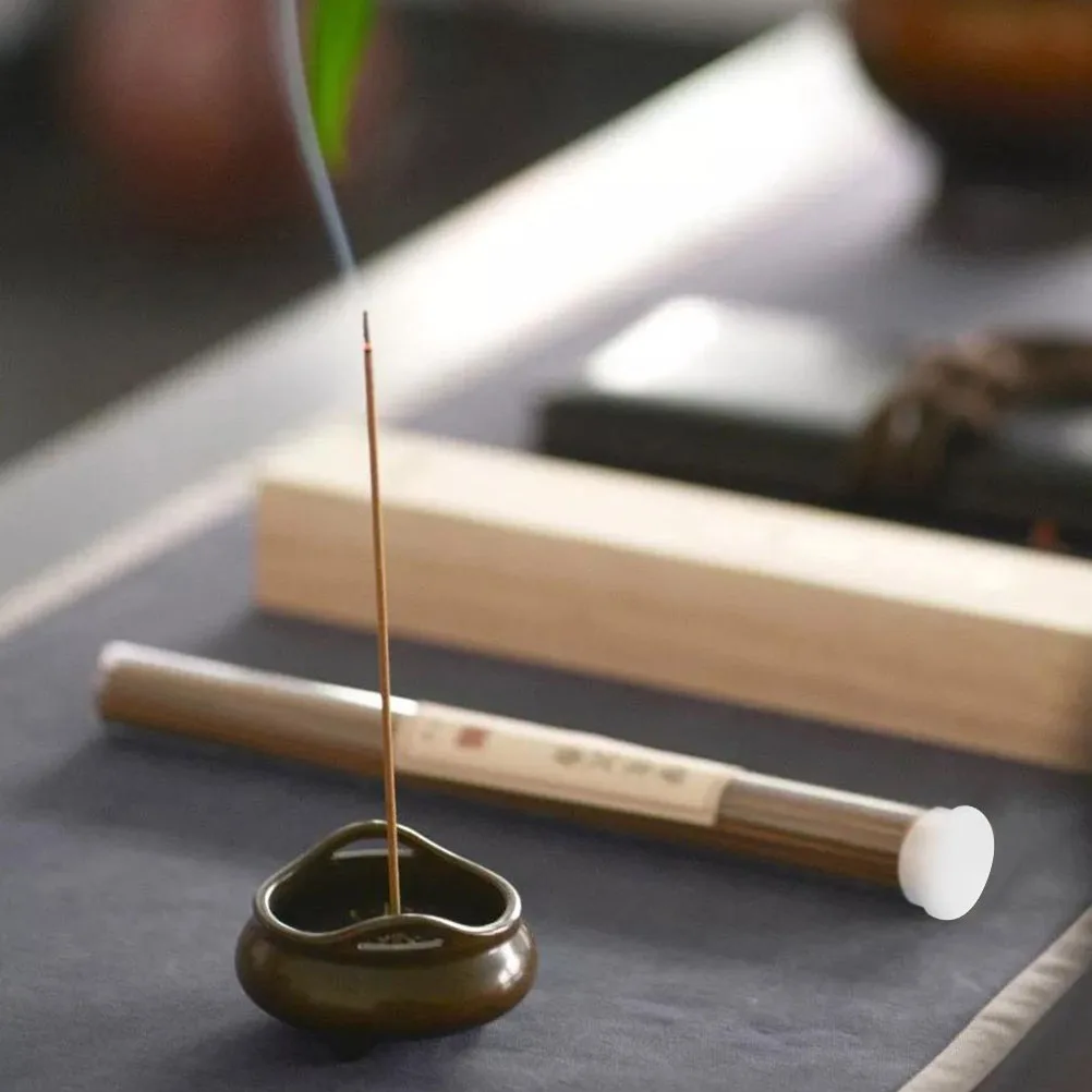 

8 Pcs Incense Canister Clear Acrylic Storage Container Transparent Tube Stick Fragrance Decor Home Travel Hotel Use