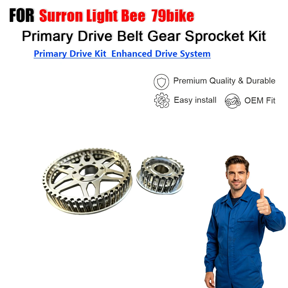 

Primary Drive Belt Gear Sprocket Kit for Surron Light Bee 79bike Electric Dirt Bike Upgrade