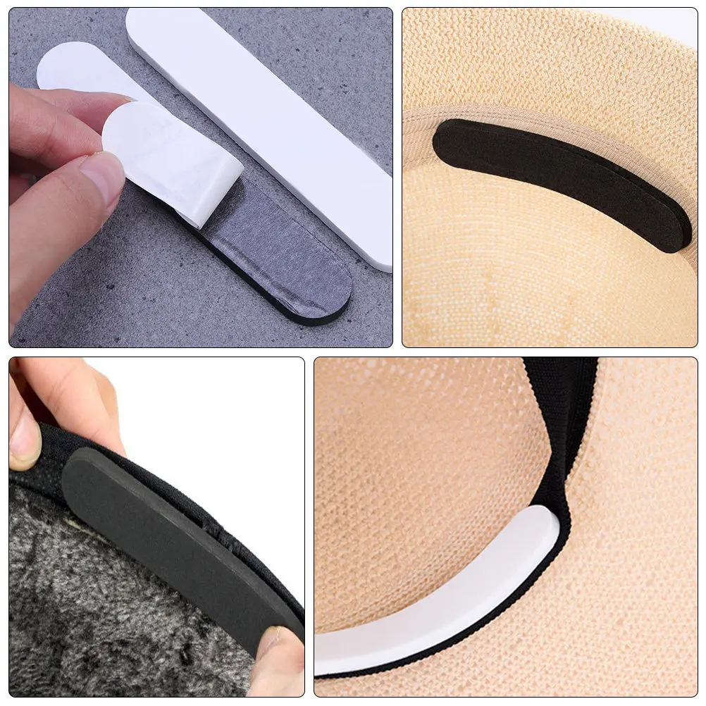48Pcs Hat Size Reducer Tape Eva Material Easy Stick Or Sew on Sweatband Prevents Sweat Stains Extends Hat Life Fits Fedoras