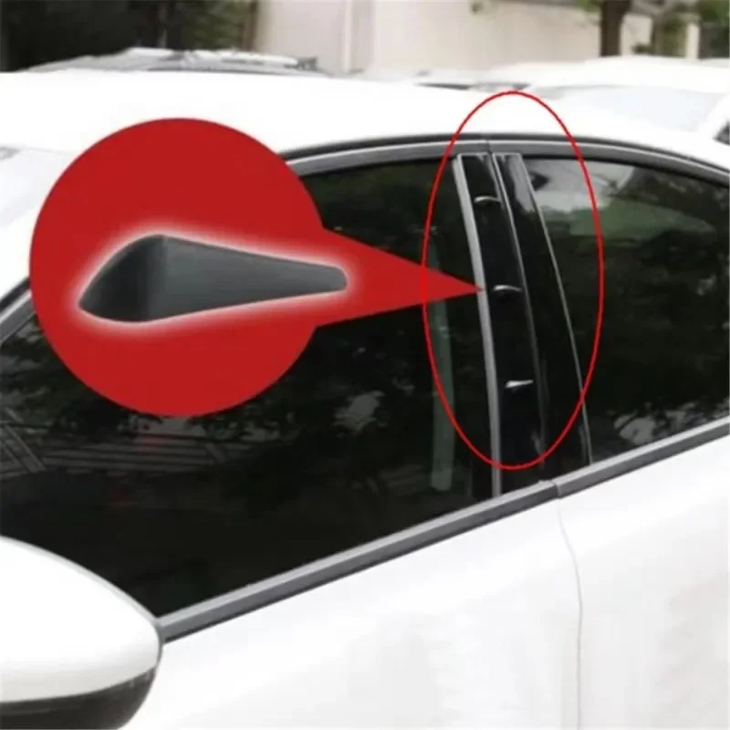 Universal Car Fairing Body Spoiler Sticker Lowering Wind Noise Reduction Protective Sticker Body Deflector Auto Accessorie