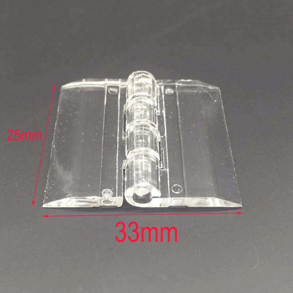 

Wkooa 25x33 акриловые петли пластиковые прозрачные акриловые дверные петли стекло ПММА 100 шт.