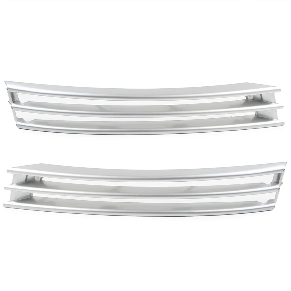 1Pair Car Front Bumper Grille Air Vent Silver for Land Rover Range Rover L405 2013 2014 2015 2016 2017 Car Accessories