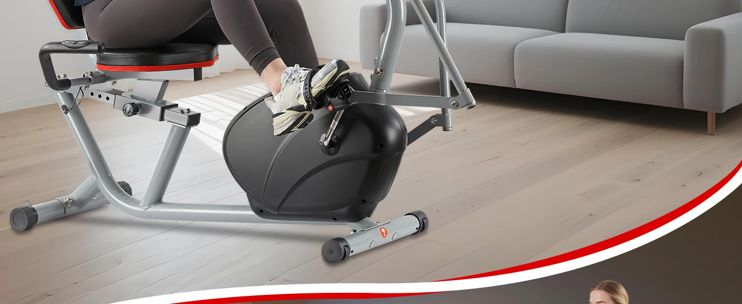 recumbent exercise bike with arm exerciser