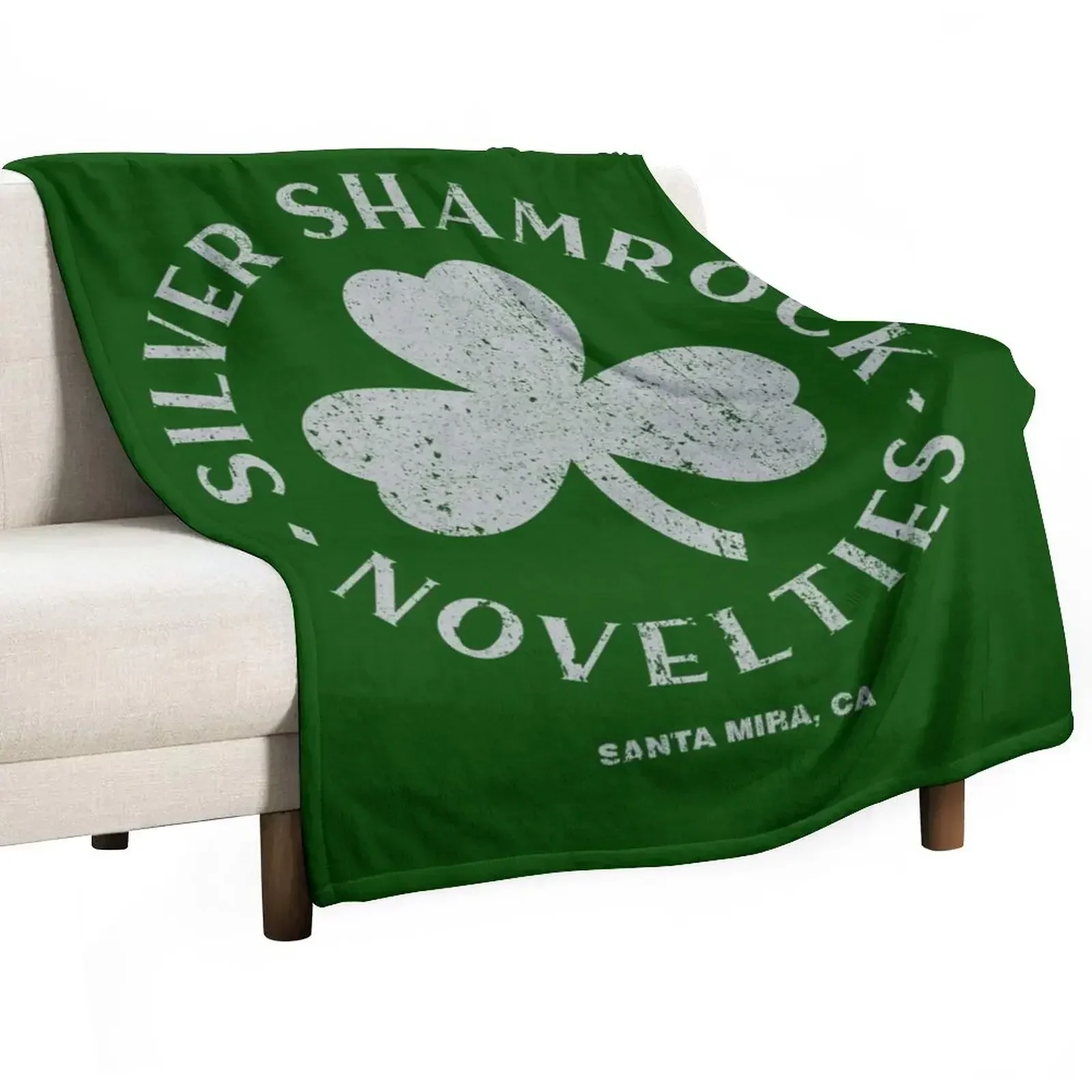 Silver Shamrock Novelties Throw Blanket Summer Beddings Decorative Sofa Blankets