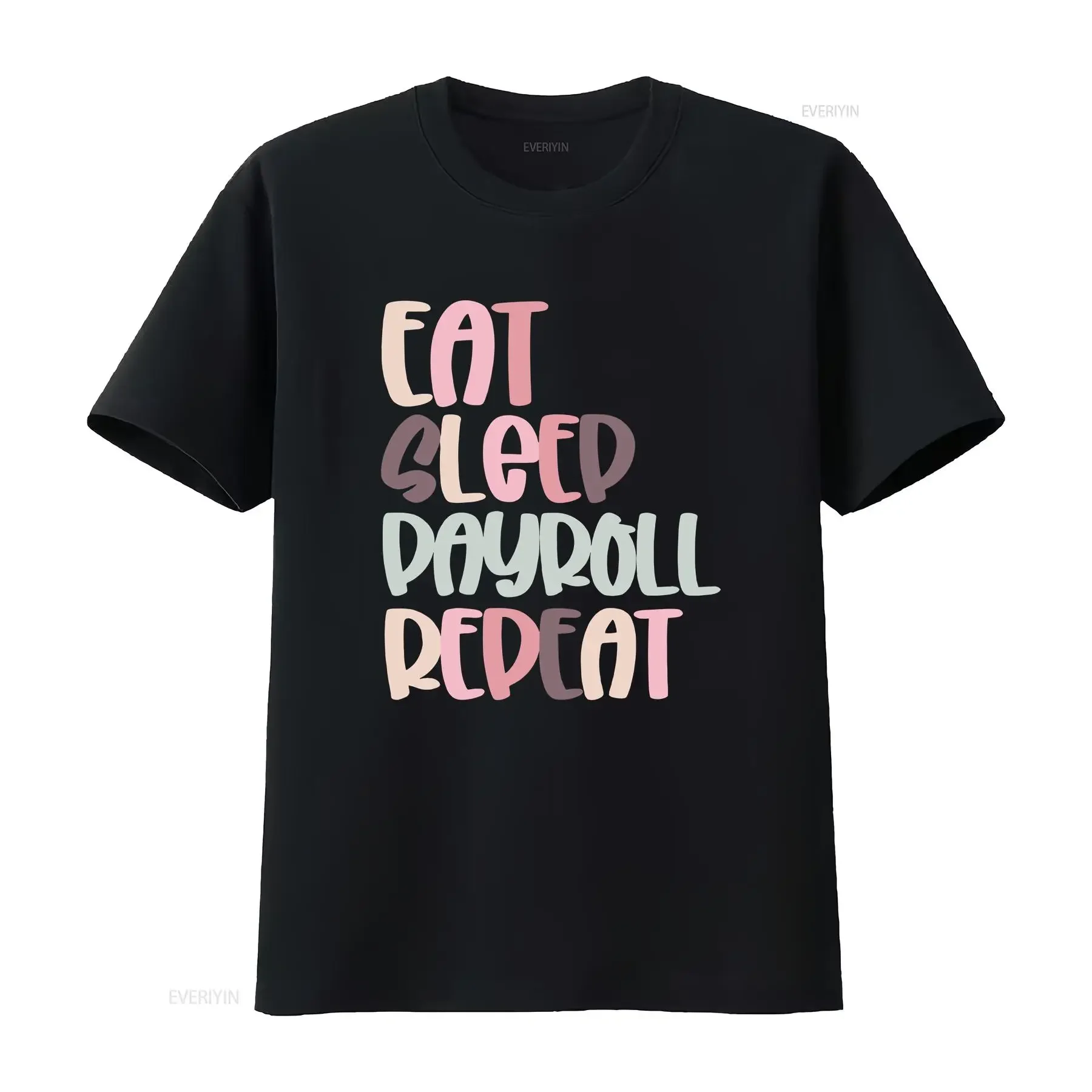 Payroll T Shirt for Squad Team Manager Department Whisper vintage Washed fashion Comfortable Soft Top For Everyday Wear