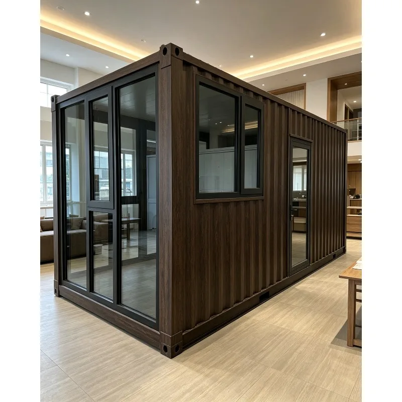Factory Customized Living 20ft 20 Feet Prefab Foldable Container Houses Single Room Prefabricated Hotel prefab Z Folding House