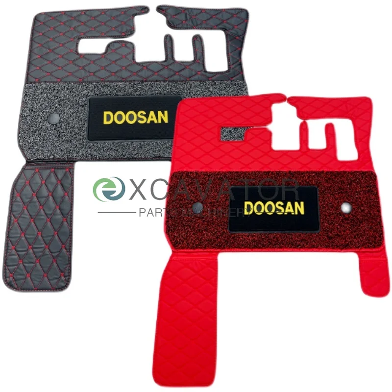 

Floor mats Doosan Wheel excavation Special foot pad DX55/60 /150W /210w-9C-ECO cab carpet silk ring