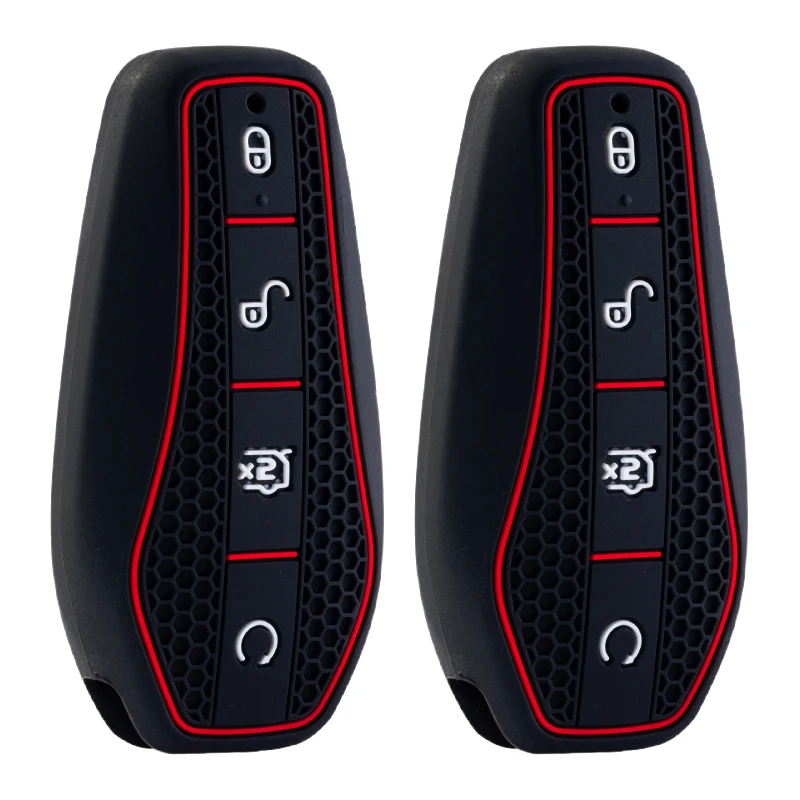 

Silicone Key Case Cover For BYD Song Plus Atto 3 Han EV Tang DM Qin Seal Dolphin Remote Fob Holder Keychain Car Accessories