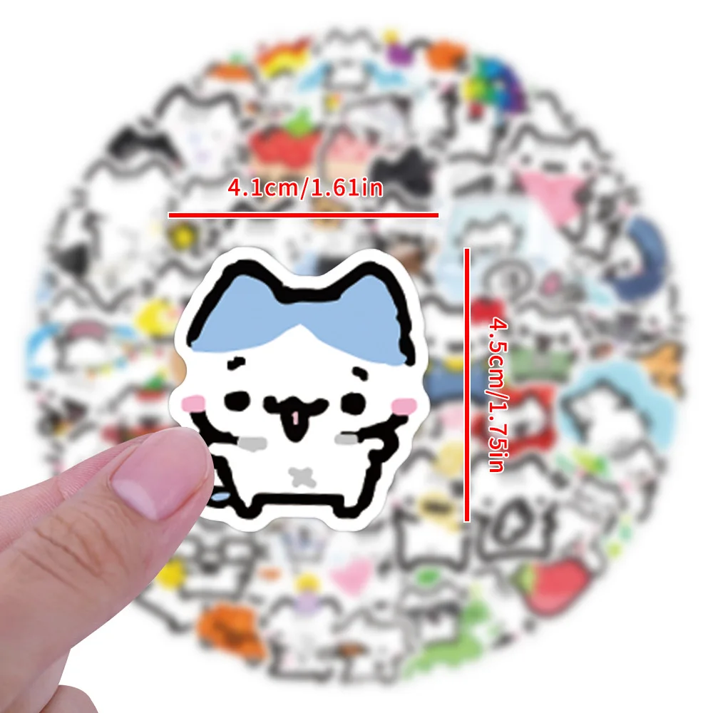 

10/30/45/90PCS Line Cat Cute Kitten Stickers Graffiti Waterproof Decals Kids Toy DIY Suitcase Motorcycle Refrigerator Shoe Rack