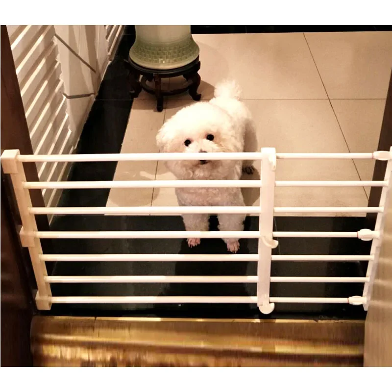 

2 Size Adjustable Pet Dog Gate Dog Fence Pet Isolating Gate Indoor Playpen For Dog Space Saving Closet Organizer